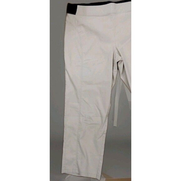 Simply Vera Vera Wang Women’s XL Cropped Pants Pull-On Khaki Stretch Comfort EUC - Picture 2 of 8